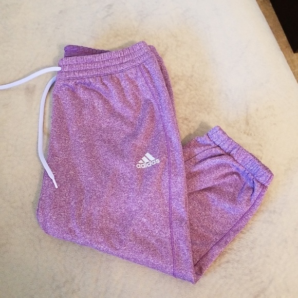 adidas Pants - Cute purple joggers